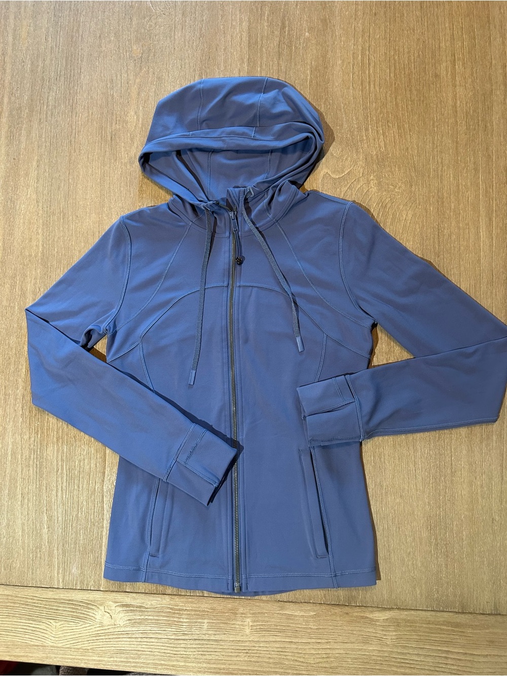 Lululemon Hooded Define Jacket Nulu - Size 6 Blue / Periwinkle